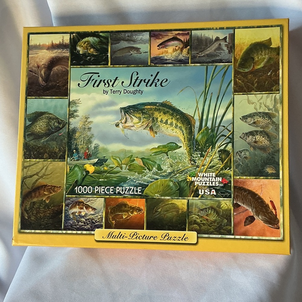 👉 White Mountain Puzzles – “First Strike” by Terry Doughty
👉 1000 piece puzzle
